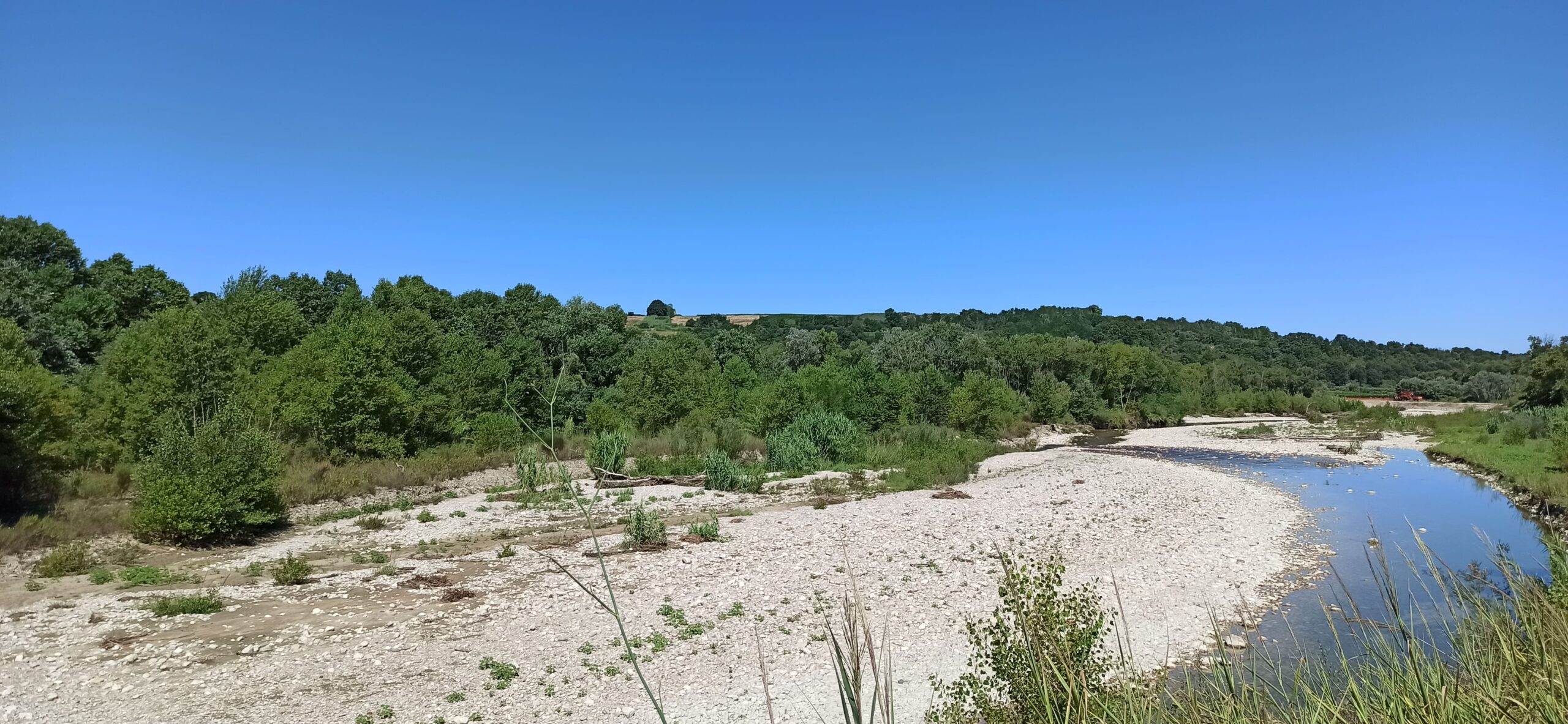 Fiume Sinello vicino al b&b vegan Bel campà